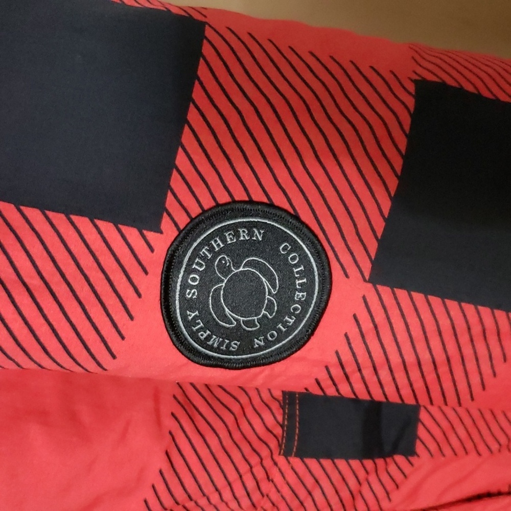 Simply Southern 1/4 Reversible Pullover Red, Black Size Med - Picture 7 of 11